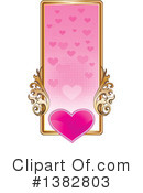 Heart Clipart #1382803 by MilsiArt