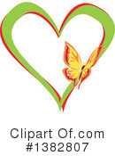 Heart Clipart #1382807 by MilsiArt