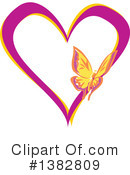 Heart Clipart #1382809 by MilsiArt