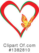Heart Clipart #1382810 by MilsiArt