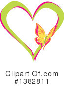 Heart Clipart #1382811 by MilsiArt