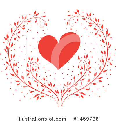 Heart Clipart #1459736 by Cherie Reve