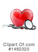Heart Clipart #1482320 by AtStockIllustration