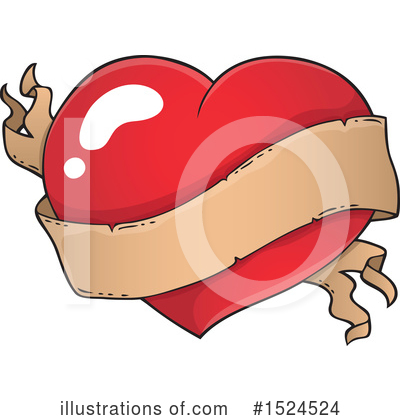 Royalty-Free (RF) Heart Clipart Illustration by visekart - Stock Sample #1524524