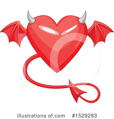Royalty-Free (RF) Heart Clipart Illustration by Pushkin - Stock Sample #1529283