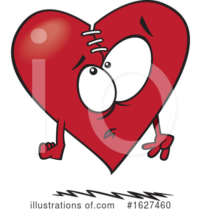 Royalty-Free (RF) Heart Clipart Illustration by toonaday - Stock Sample #1627460