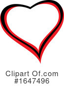 Heart Clipart #1647496 by Cherie Reve