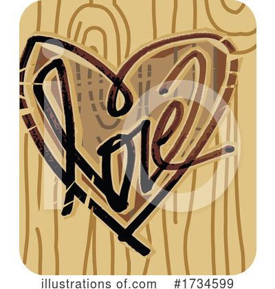 Royalty-Free (RF) Heart Clipart Illustration by NL shop - Stock Sample #1734599