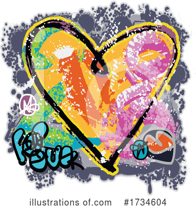Hearts Clipart #1734604 by NL shop