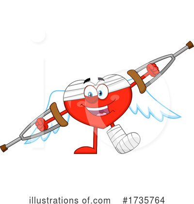 Royalty-Free (RF) Heart Clipart Illustration by Hit Toon - Stock Sample #1735764