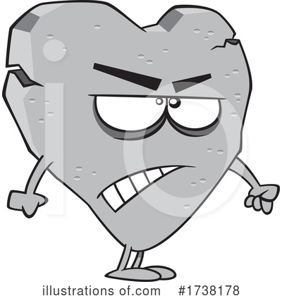 Royalty-Free (RF) Heart Clipart Illustration by toonaday - Stock Sample #1738178