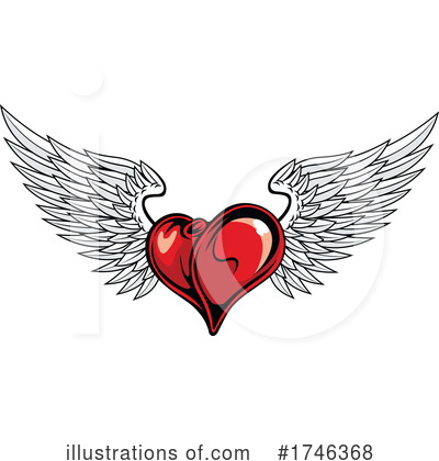 Royalty-Free (RF) Heart Clipart Illustration by Vector Tradition SM - Stock Sample #1746368