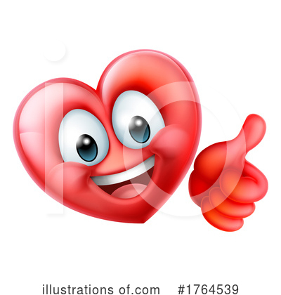 Royalty-Free (RF) Heart Clipart Illustration by AtStockIllustration - Stock Sample #1764539