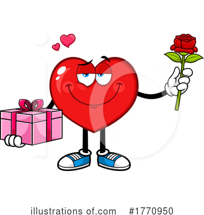 Heart Mascot Clipart #1770950 by Hit Toon