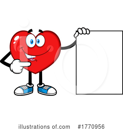 Heart Mascot Clipart #1770956 by Hit Toon