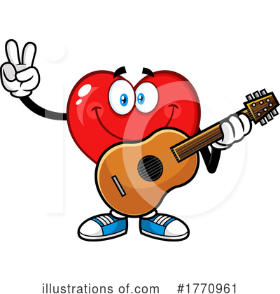 Heart Mascot Clipart #1770961 by Hit Toon