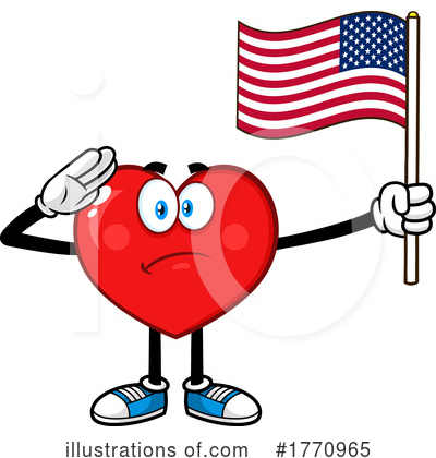 Heart Mascot Clipart #1770965 by Hit Toon