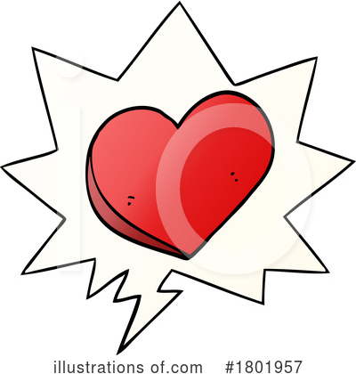 Royalty-Free (RF) Heart Clipart Illustration by lineartestpilot - Stock Sample #1801957