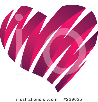 Royalty-Free (RF) Heart Clipart Illustration by Qiun - Stock Sample #229625