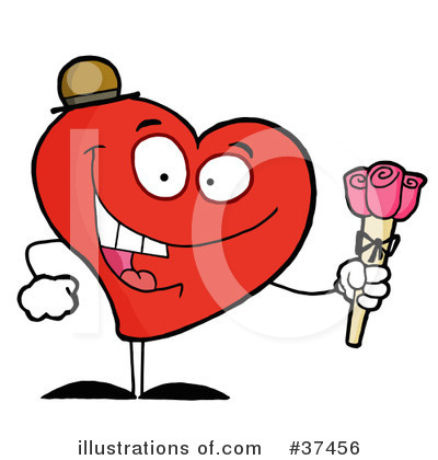 Royalty-Free (RF) Heart Clipart Illustration by Hit Toon - Stock Sample #37456