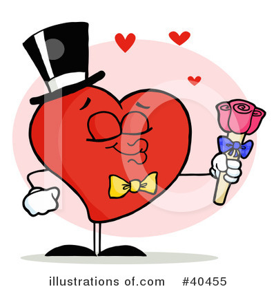 Royalty-Free (RF) Heart Clipart Illustration by Hit Toon - Stock Sample #40455