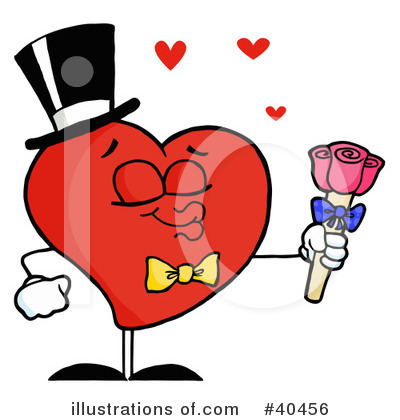 Royalty-Free (RF) Heart Clipart Illustration by Hit Toon - Stock Sample #40456