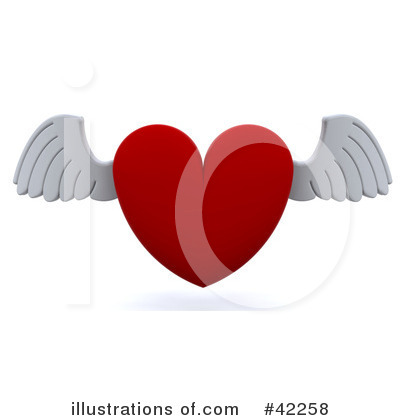 Royalty-Free (RF) Heart Clipart Illustration by KJ Pargeter - Stock Sample #42258