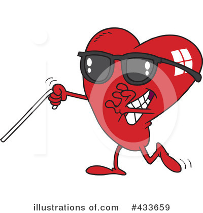 Royalty-Free (RF) Heart Clipart Illustration by toonaday - Stock Sample #433659