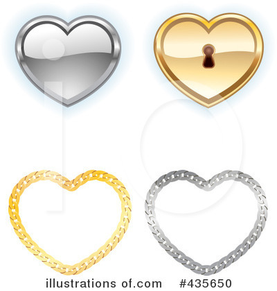 Royalty-Free (RF) Heart Clipart Illustration by Monica - Stock Sample #435650