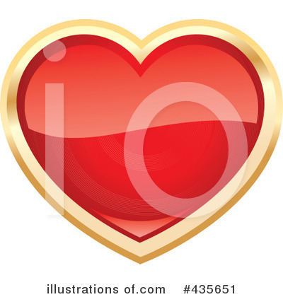 Royalty-Free (RF) Heart Clipart Illustration by Monica - Stock Sample #435651