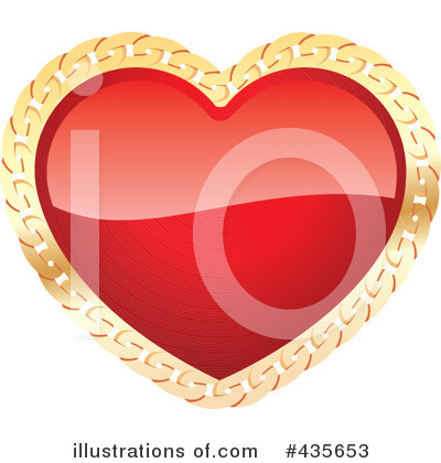 Royalty-Free (RF) Heart Clipart Illustration by Monica - Stock Sample #435653