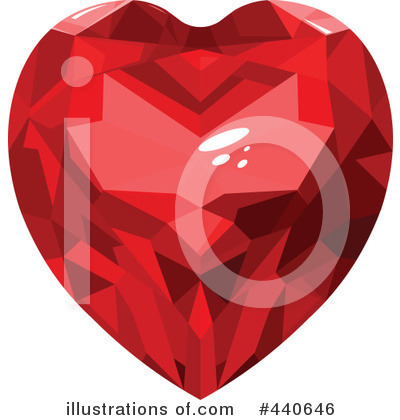 Royalty-Free (RF) Heart Clipart Illustration by Pushkin - Stock Sample #440646