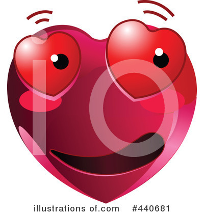 Royalty-Free (RF) Heart Clipart Illustration by Pushkin - Stock Sample #440681