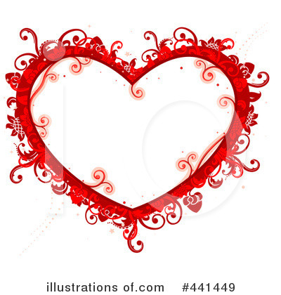 Royalty-Free (RF) Heart Clipart Illustration by BNP Design Studio - Stock Sample #441449