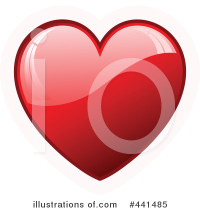Royalty-Free (RF) Heart Clipart Illustration by KJ Pargeter - Stock Sample #441485