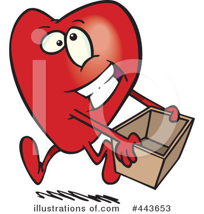 Royalty-Free (RF) Heart Clipart Illustration by toonaday - Stock Sample #443653