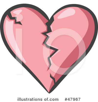 Pink Heart Clipart #47967 by Leo Blanchette