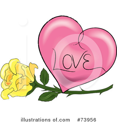 Rose Clipart #73956 by Pams Clipart