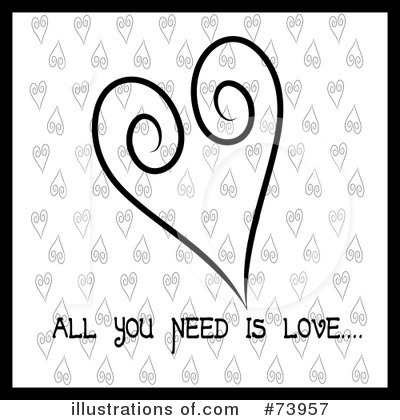Royalty-Free (RF) Heart Clipart Illustration by Pams Clipart - Stock Sample #73957