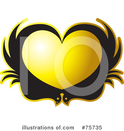 Royalty-Free (RF) Heart Clipart Illustration by Lal Perera - Stock Sample #75735