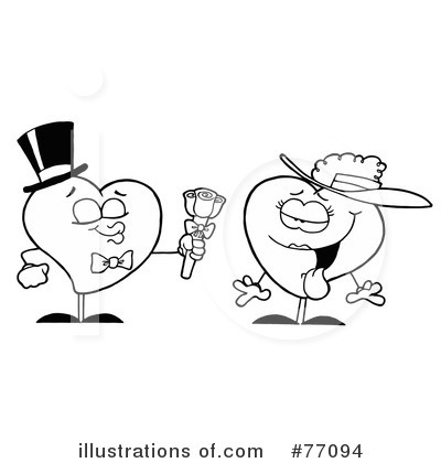 Royalty-Free (RF) Heart Clipart Illustration by Hit Toon - Stock Sample #77094