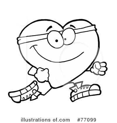 Royalty-Free (RF) Heart Clipart Illustration by Hit Toon - Stock Sample #77099