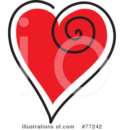 Royalty-Free (RF) Heart Clipart Illustration by Rosie Piter - Stock Sample #77242
