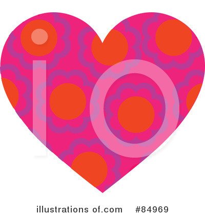 Royalty-Free (RF) Heart Clipart Illustration by Pushkin - Stock Sample #84969