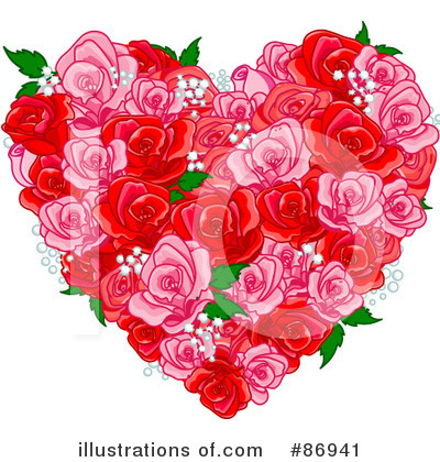 Royalty-Free (RF) Heart Clipart Illustration by Pushkin - Stock Sample #86941