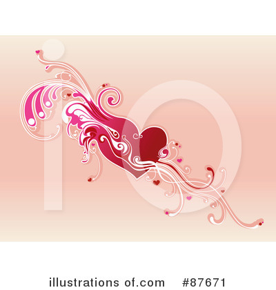Floral Heart Clipart #87671 by BNP Design Studio