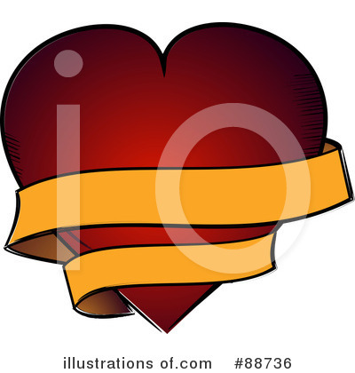 Royalty-Free (RF) Heart Clipart Illustration by elaineitalia - Stock Sample #88736