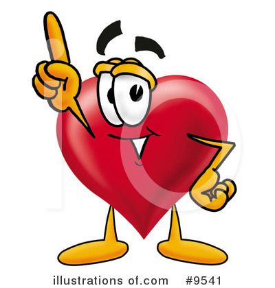 Royalty-Free (RF) Heart Clipart Illustration by Mascot Junction - Stock Sample #9541