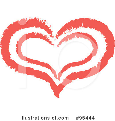 Royalty-Free (RF) Heart Clipart Illustration by Andy Nortnik - Stock Sample #95444