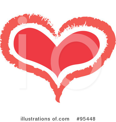 Royalty-Free (RF) Heart Clipart Illustration by Andy Nortnik - Stock Sample #95448